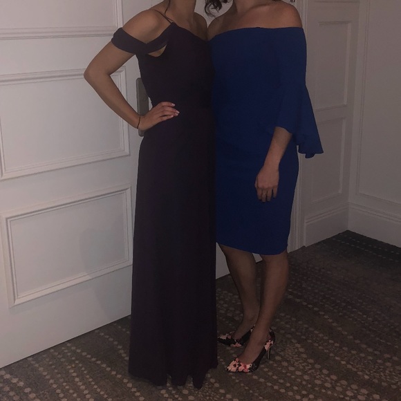 Bari Jay one shoulder bridesmaids dress - Picture 3 of 3